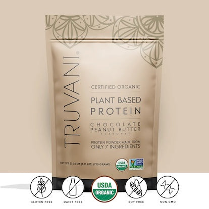 Truvani Chocolate Peanut Butter Plant Based Protein