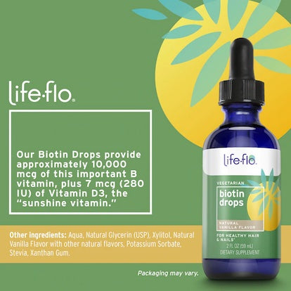 Life Flo Biotin Drops 10,000 mcg