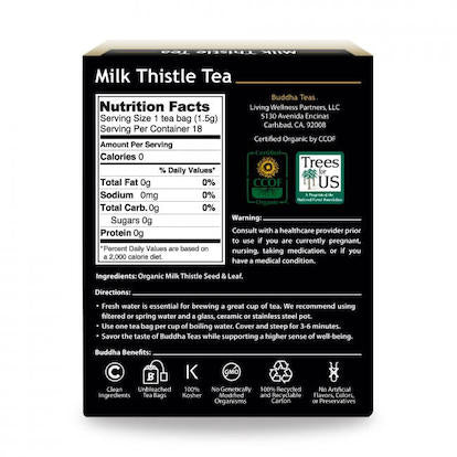 Buddha Teas Milk Thistle Tea