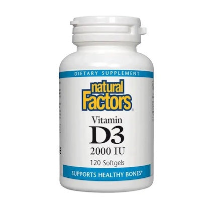 Natural Factors Vitamin D3 50 mcg (2000 IU)