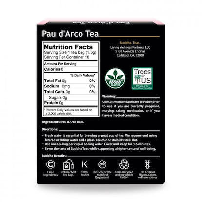 Buddha Teas Pau d'Arco Tea
