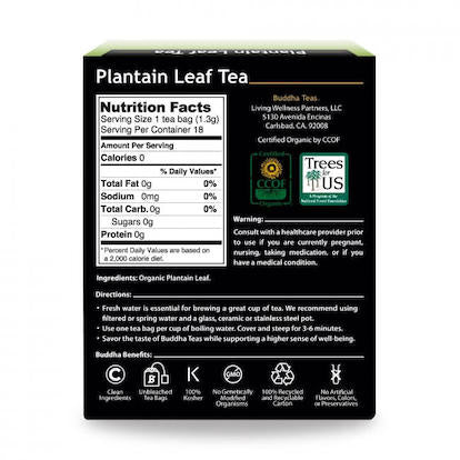 Buddha Teas Plantain Leaf Tea