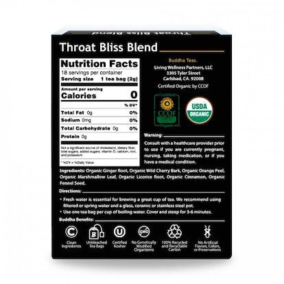 Buddha Teas Throat Bliss Blend