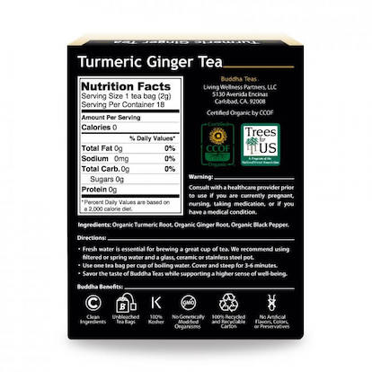 Buddha Teas Turmeric Ginger Tea